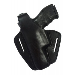 B2Li Leder Gürtel Holster für Steyr M-A1 schwarz VlaMiTex