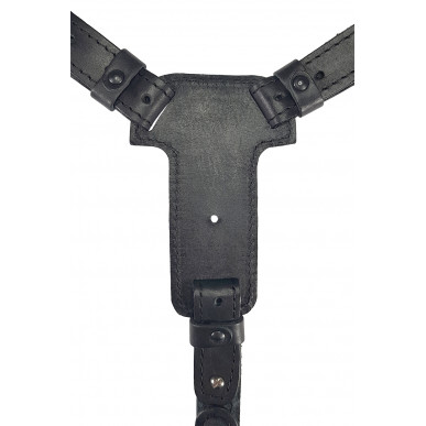 Leder Schulterholster für Walther P99 mit Magazin- und Handschellentasche