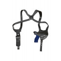 S5M2 Leder Schulterholster für Walther PDP Lauf 4 Zoll mit Doppel Magazintasche