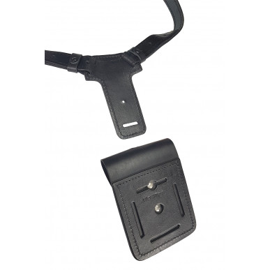 가죽 어깨 홀스터 Walther PDP 더블 탄창 주머니 포함