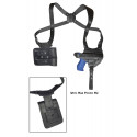 S5M2 Leder Schulterholster für Walther P99  mit Doppel Magazintasche