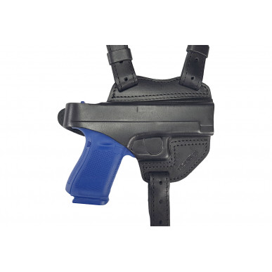 Nahkainen olkaholkki Glock 17/19, lippaalle – huomaamaton