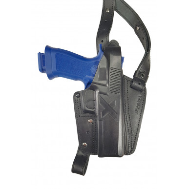 Nahkainen olkaholkki Sig Sauer P320 X-Five – huomaamaton & kestävä