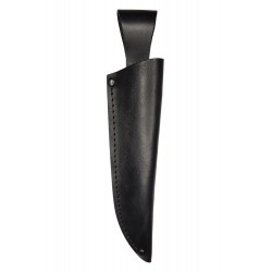 M19-4 Leather Knife Sheath, fits up to 40 x 190 mm blade knives, black, VlaMiTex