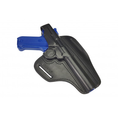 Ruger Mark IV OWB용 가죽 홀스터 – 오른손잡이용 스냅 버튼