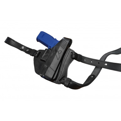 Coldre de Ombro de Couro para Springfield XD – discreto e estável