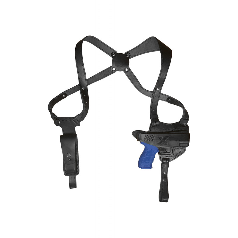 S17 Leather Shoulder Holster for Heckler and Koch P30 Black VlaMiTex