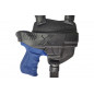 S6 Leather Shoulder Holster for Walther P22 Black VlaMiTex