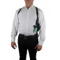 S6 Leather Shoulder Holster for Walther P22 Black VlaMiTex
