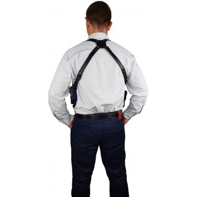 Meta Title: Leather Shoulder Holster for Canik TP9 – Concealed & Comfortable