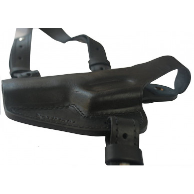 왼손잡이용 Glock 19 어깨 홀스터 | 가죽 어깨 홀스터