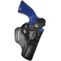 R4Li Leather Revolver Holster for Smith & Wesson 686 4-inch Barrel Left-Handed VlaMiTex