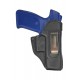 IWB 3 Pistolera de piel para Ruger SR9 negro VlaMiTex