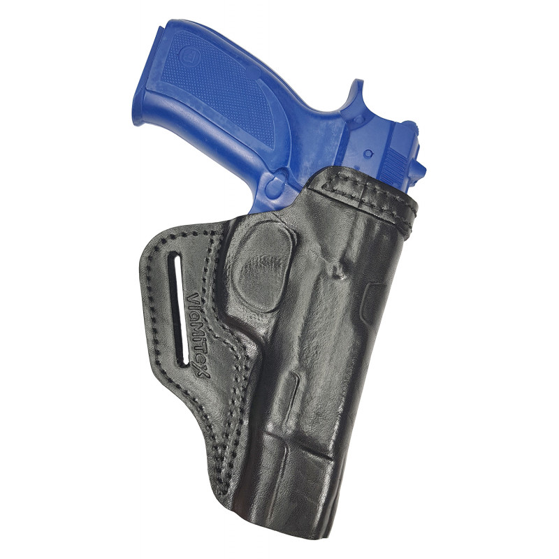 U3 nahkainen vyökotelo CZ 75 B:lle pikavetokotelo musta VlaMiTex U3 nahkainen vyökotelo CZ 75 B:lle pikavetokotelo musta VlaMiTex