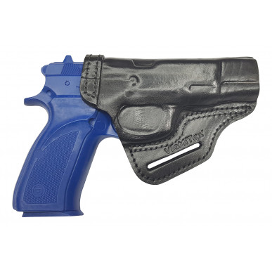 Rychloupínací pouzdro pro CZ 75 B – OWB kožené pouzdro