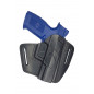 U5 Leder Schnellziehholster für FN FNS-9 schwarz VlaMiTex