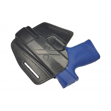 Schnellziehholster für SW M&P 9 Compact IPSC – OWB Lederholster