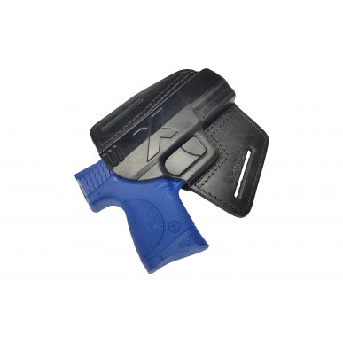 U5 Leather Quick Draw Holster for Smith & Wesson M&P 9 Compact Black VlaMiTex