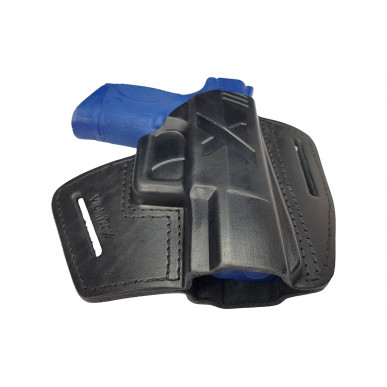 U5 Leather Quick Draw Holster for Smith & Wesson M&P 9 Compact Black VlaMiTex