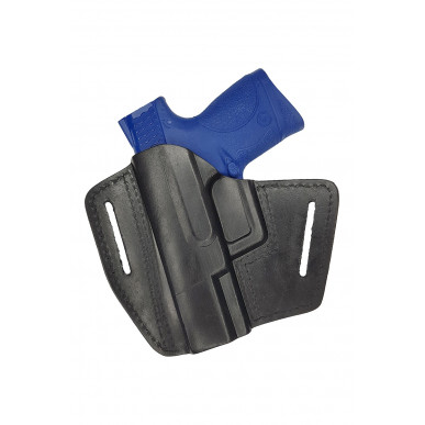 U5 Leather Quick Draw Holster for Smith & Wesson M&P 9 Compact Black VlaMiTex