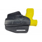 U5 Leder Schnellziehholster für CZ P-07  schwarz VlaMiTex
