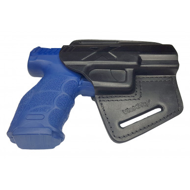 U5 Leather Quick Draw Holster for Heckler & Koch VP40 Black VlaMiTex