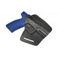 Funda de cuero de extracción rápida U5 para Caracal EF negra VlaMiTex