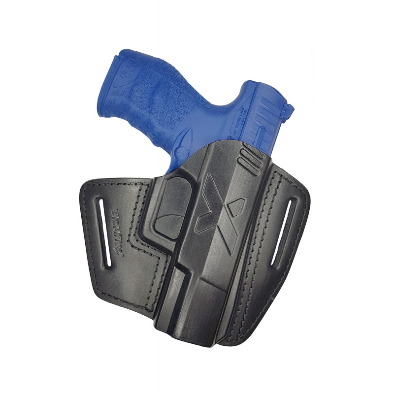 U5 Leather Quick Draw Holster for Walther PPQ Black VlaMiTex