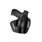 UX Holster en Cuir pour Heckler & Koch HK P6 Noir VlaMiTex – vue de face