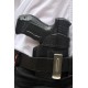 IWB 6 Leather Holster for Sig Sauer P250 Carry black VlaMiTex