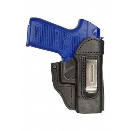 IWB 6 Leather Holster for Ruger P95 DAO black VlaMiTex