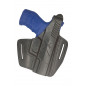 B5 真皮槍套 適用 Walther PPQ 支援紅點瞄具 黑色 VlaMiTex – 正面