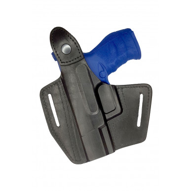 حافظة جلدية لـ Walther PPQ OWB - لليد اليمنى مع زر ضغط