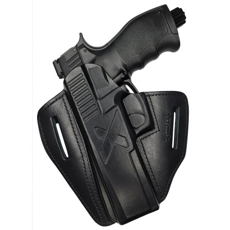 Schnellziehholster für Umarex T4E HDP 50 Linkshänder – OWB Lederholster