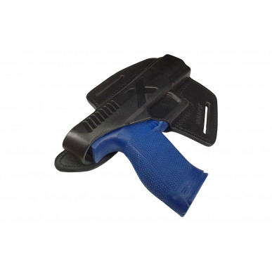 Nahkakotelo Walther PDP 4" OWB – Oikeakätinen, painonappi