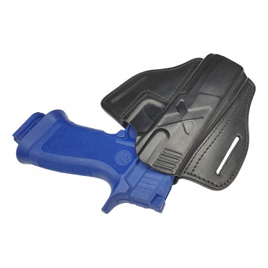 Coldre de saque rápido para Sig Sauer P226 X-Five Canhoto – Coldre de couro OWB