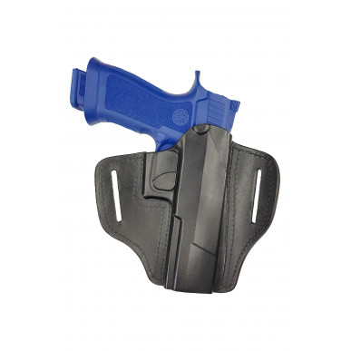 Sig Sauer P226 के लिए बाएं हाथ के लिए त्वरित ड्रॉ होल्स्टर – OWB लेदर होल्स्टर