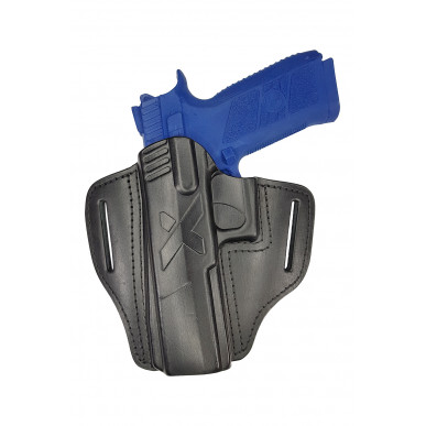 Nopea vetokotelo CZ P-09 vasenkätisille – OWB nahkakotelo