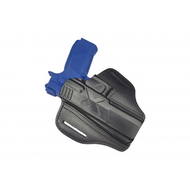 Nopea vetokotelo CZ P-09 vasenkätisille – OWB nahkakotelo