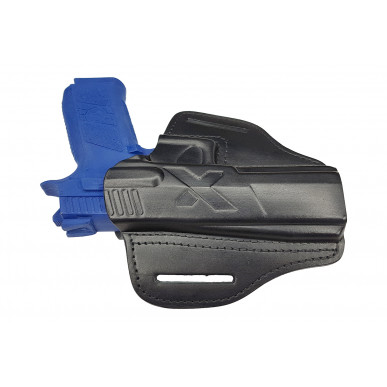 Nopea vetokotelo CZ P-09 vasenkätisille – OWB nahkakotelo