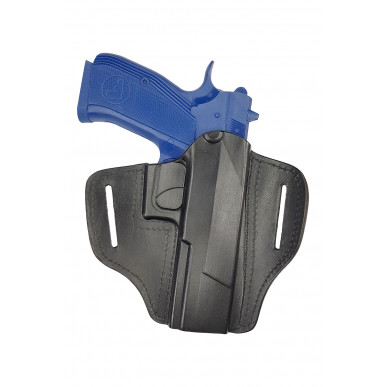 Nopeasti vedettävä kotelo CZ 97B vasenkätisille – OWB-nahkakotelo