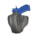 U25Li Leder Holster für CZ 75 Phantom Linkshänder schwarzVlaMiTex