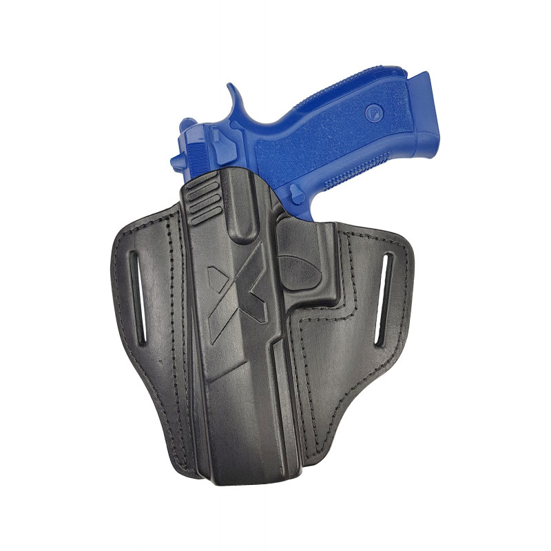 U25Li кожна брза футрола за CZ 75 Phantom за леворуке црна VlaMiTex U25Li кожна брза футрола за CZ 75 Phantom за леворуке црна VlaMiTex