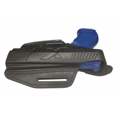 Nahkakotelo Walther P99 OWB – Oikeakätinen, painonapilla