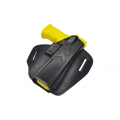 Rychloupínací pouzdro pro Sig Sauer P320 X-Five – Kožené OWB pouzdro