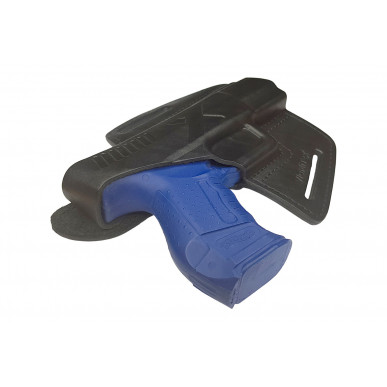 Leder Holster B5 für Walther P99 OWB – Rechtshänder mit Druckknopf