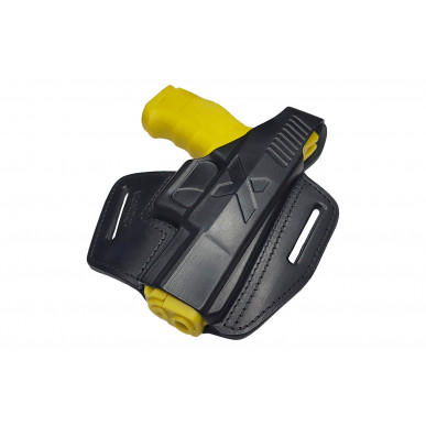 Fondina in pelle per Stoeger STR-9 OWB – Destrimano con bottone a pressione