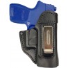 IWB 5 Leather Holster for Sig Sauer P320 Sub Compact black VlaMiTex