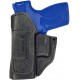 IWB 5 Fondina in Pelle per Smith & Wesson Shield Nero VlaMiTex
