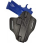 U23 Funda de Cuero para Sig Sauer 1911 Funda de Desenfunde Rápido Negra VlaMiTex